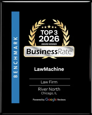 BusinessRate Top 3 Law Firms 2026 award